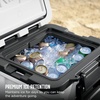 Ninja FrostVault 30qt Cooler with Wheels, Dry Storage, Lakeshore Blue | Ninja FrostVault’s 30-qt capacity holds 48 cans, keeps food cool & dry, and rolls easily on all-terrain wheels(Strawberry Rhubarb)