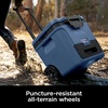 Ninja FrostVault 30qt Cooler with Wheels, Dry Storage, Lakeshore Blue | Ninja FrostVault’s 30-qt capacity holds 48 cans, keeps food cool & dry, and rolls easily on all-terrain wheels(Lakeshore Blue)