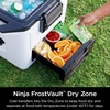 Ninja FrostVault™ 50qt Hard Cooler with Dry Storage Drawer, Spanish Moss | Ninja FrostVault keeps food cool, dry & separate under 40°F for days, with 50-qt capacity holding up to 80 cans(True Red)