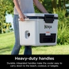 Ninja FrostVault™ 50qt Hard Cooler with Dry Storage Drawer, Spanish Moss | Ninja FrostVault keeps food cool, dry & separate under 40°F for days, with 50-qt capacity holding up to 80 cans(Cloud White)