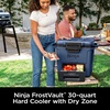 Ninja FrostVault™ 50qt Hard Cooler with Dry Storage Drawer, Spanish Moss | Ninja FrostVault keeps food cool, dry & separate under 40°F for days, with 50-qt capacity holding up to 80 cans(Lakeshore Blue)