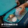 Ninja FrostVault™ Go Soft Backpack Cooler, Dry Storage, Birch Beige | Ninja FrostVault Go soft cooler, stays cool for hours with a leakproof, easy-access lid, and carries like a backpack(Daffodil Daze)