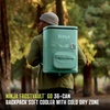 Ninja FrostVault™ Go Soft Backpack Cooler, Dry Storage, Birch Beige | Ninja FrostVault Go soft cooler, stays cool for hours with a leakproof, easy-access lid, and carries like a backpack(Cactus Green)