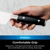 Ninja K32003 Foodi NeverDull System 3-Piece Chef Knife, Utility & Paring Set, Premium, German Stainless Steel, Black