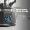 Ninja Kitchen System, BlendSense Tech, 72 oz, 1800PW, Black, TB401 | BlendSense Tech for smoothies, cookie dough, salsa & more. 8-cup processor bowl, 24-oz cup, 1800 peak watts.(Ninja BlendSense Pro Kitchen System)