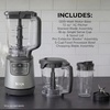 Ninja Nutri Personal & Countertop Blender, 1200W Auto-iQ, Black, BL642 | Auto-iQ base blends smoothies & shakes. 72-oz pitcher plus 18, 24 & 32-oz to-go cups w/ spout lids. Dishwasher safe.(BlendPro 4-in-1 Kitchen System)