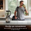Ninja Nutri Personal & Countertop Blender, 1200W Auto-iQ, Black, BL642 | Auto-iQ base blends smoothies & shakes. 72-oz pitcher plus 18, 24 & 32-oz to-go cups w/ spout lids. Dishwasher safe.(3-in-1 Kitchen System)