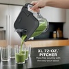 Ninja Nutri Personal & Countertop Blender, 1200W Auto-iQ, Black, BL642 | Auto-iQ base blends smoothies & shakes. 72-oz pitcher plus 18, 24 & 32-oz to-go cups w/ spout lids. Dishwasher safe.(BlendPro 4-in-1 Kitchen System)