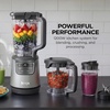 Ninja Nutri Personal & Countertop Blender, 1200W Auto-iQ, Black, BL642 | Auto-iQ base blends smoothies & shakes. 72-oz pitcher plus 18, 24 & 32-oz to-go cups w/ spout lids. Dishwasher safe.(BlendPro 4-in-1 Kitchen System)