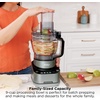 Ninja PrecisionPro Food Processor & Dough Mixer, 1000PW, 9-Cup, BZ601 | Auto-iQ presets for chopping, slicing/shredding, pureeing & dough. 9-cup bowl. BPA-free, dishwasher-safe parts.(Silver)