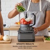 Ninja PrecisionPro Food Processor & Dough Mixer, 1000PW, 9-Cup, BZ601 | Auto-iQ presets for chopping, slicing/shredding, pureeing & dough. 9-cup bowl. BPA-free, dishwasher-safe parts.(Grey)