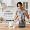 Ninja PrecisionPro Food Processor & Dough Mixer, 1000PW, 9-Cup, BZ601 | Auto-iQ presets for chopping, slicing/shredding, pureeing & dough. 9-cup bowl. BPA-free, dishwasher-safe parts.(Grey)