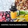 Ninja QB1004 Blender/Food Processor with 450-Watt Base, 48oz Pitcher, 16oz Chopper Bowl, and 40oz Processor Bowl for Shakes, Smoothies, and Meal Prep,Black(Black)