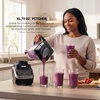 Ninja UltraCrush Professional Blender, 1000W, 72oz Pitcher, 3 Speeds, BP201 | 1000W Total Crushing blades power through ice & fruit. XL 72-oz pitcher, 3 manual speeds plus pulse. Dishwasher safe.(Black/Gray)
