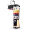 Ninja Blast Portable Blender, Cordless, 18oz Vessel, Lavender, BC151ML | USB-C rechargeable, cordless blending anywhere. BlastBlade crushes ice & frozen fruit. Leakproof sip lid, dishwasher safe.(Metallic Copper)
