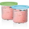 Ninja® CREAMi® 7-in-1 Ice Cream Maker, Ice Cream, Gelato & more, NC299AMZ | Ninja CREAMi transforms frozen bases into ice cream, sorbet and milkshakes at a button touch, from healthy to indulgent.(CREAMi NC2/NC3 Pints – 2 pack)