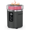 Ninja Fireside360 Fire Pit/Heater, 80,000 BTU, 3 Modes, Rust | Ninja Fireside360 offers flame, heat, or both with up to 80,000 BTUs, hassle-free dial control, and smokeless design(Charcoal)