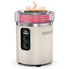 Ninja Fireside360 Fire Pit/Heater, 80,000 BTU, 3 Modes, Rust | Ninja Fireside360 offers flame, heat, or both with up to 80,000 BTUs, hassle-free dial control, and smokeless design(Stone)