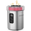 Ninja Fireside360 Fire Pit/Heater, 80,000 BTU, 3 Modes, Rust | Ninja Fireside360 offers flame, heat, or both with up to 80,000 BTUs, hassle-free dial control, and smokeless design(Stainless Steel)