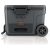 Ninja FrostVault™ 45qt Cooler with Wheels, Dry Storage, Charcoal Gray | Ninja FrostVault’s 45-qt capacity holds 68 cans, keeps food cool & dry, and rolls easily on all-terrain wheels(Charcoal Grey)