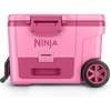 Ninja FrostVault™ 45qt Cooler with Wheels, Dry Storage, Charcoal Gray | Ninja FrostVault’s 45-qt capacity holds 68 cans, keeps food cool & dry, and rolls easily on all-terrain wheels(Strawberry Rhubarb)