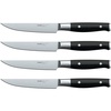 Ninja K32004 Foodi NeverDull System 4-Piece Steak Knife Set, Premium, German Stainless Steel, Black(4 piece set)
