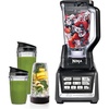Ninja Nutri Personal & Countertop Blender, 1200W Auto-iQ, Black, BL642 | Auto-iQ base blends smoothies & shakes. 72-oz pitcher plus 18, 24 & 32-oz to-go cups w/ spout lids. Dishwasher safe.(Nutri-Ninja Blender DUO)