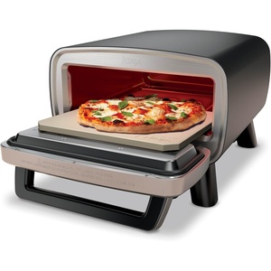 Ninja Artisan Pizza Oven, 12-in Pizza in 3-Min, 700F, 5-in-1, Gray, MO201 | Ninja Artisan Electric Pizza Oven bakes 5 pizza styles and air fries, all in one outdoor appliance.(Gray)