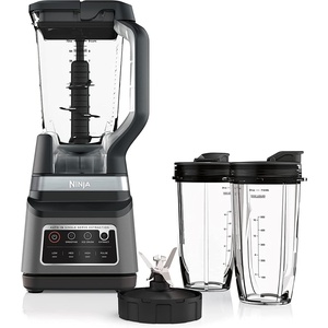 Ninja BN751 Professional Plus DUO Blender, 1400 Peak Watts, 3 Auto-IQ Programs for Smoothies, Frozen Drinks & Nutrient Extractions, 72-oz. Total Crushing Pitcher & 2 24oz To-Go Cups, Black (Renewed)