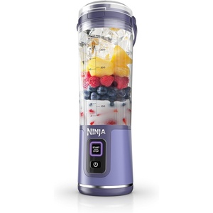 Ninja Blast Portable Blender, Cordless, 18oz Vessel, Lavender, BC151ML | USB-C rechargeable, cordless blending anywhere. BlastBlade crushes ice & frozen fruit. Leakproof sip lid, dishwasher safe.(Galaxy Purple)