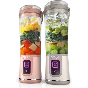 Ninja Blast Portable Blender, Cordless, 18oz Vessel, Lavender, BC151ML | USB-C rechargeable, cordless blending anywhere. BlastBlade crushes ice & frozen fruit. Leakproof sip lid, dishwasher safe.(Peach  Stone)