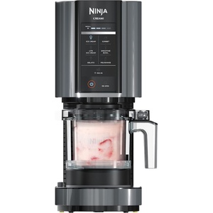Ninja® CREAMi® 7-in-1 Ice Cream Maker, Ice Cream, Gelato & more, NC299AMZ | Ninja CREAMi transforms frozen bases into ice cream, sorbet and milkshakes at a button touch, from healthy to indulgent.(CREAMi 7-in-1 w/ 1 Pint)