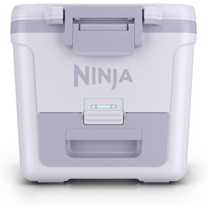 Ninja FrostVault 30qt Cooler with Wheels, Dry Storage, Lakeshore Blue | Ninja FrostVault’s 30-qt capacity holds 48 cans, keeps food cool & dry, and rolls easily on all-terrain wheels(Mourning Dove)