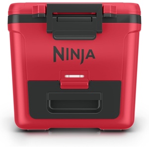 Ninja FrostVault 30qt Cooler with Wheels, Dry Storage, Lakeshore Blue | Ninja FrostVault’s 30-qt capacity holds 48 cans, keeps food cool & dry, and rolls easily on all-terrain wheels(True Red)