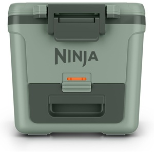 Ninja FrostVault 30qt Cooler with Wheels, Dry Storage, Lakeshore Blue | Ninja FrostVault’s 30-qt capacity holds 48 cans, keeps food cool & dry, and rolls easily on all-terrain wheels(Spanish Moss)