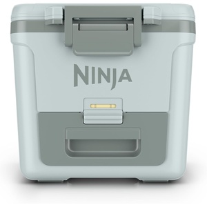 Ninja FrostVault 30qt Cooler with Wheels, Dry Storage, Lakeshore Blue | Ninja FrostVault’s 30-qt capacity holds 48 cans, keeps food cool & dry, and rolls easily on all-terrain wheels(Soft Sage)