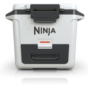 Ninja FrostVault™ 50qt Hard Cooler with Dry Storage Drawer, Spanish Moss | Ninja FrostVault keeps food cool, dry & separate under 40°F for days, with 50-qt capacity holding up to 80 cans(Cloud White)