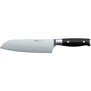 Ninja K30118 Foodi NeverDull System 7-Inch Santoku Knife, Premium, German Stainless Steel, Black