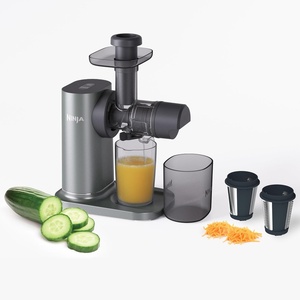 Ninja NeverClog Cold Press Juicer, 24oz Jug, 36oz Pulp, Silver, JC151SL | 150W high-torque auger juices fibrous fruits & veggies. Total Pulp Control, 2 one-touch programs. Dishwasher safe.(Charcoal+Shredder)
