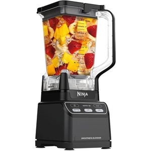 Ninja Smoothie iQ Blender, 1400 Watt Max, 70 oz Jug, Auto-iQ Program, Total Crushing Blades, BPA Free, Large, CO750B (Renewed)