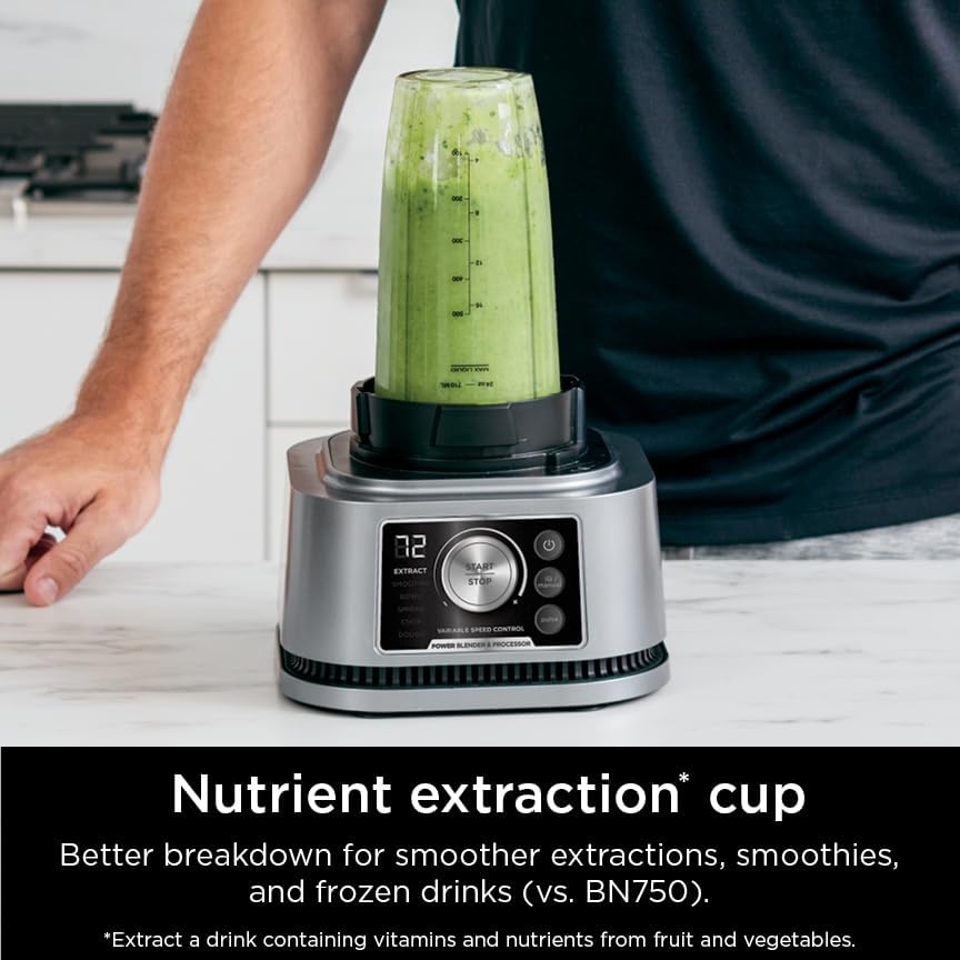 image:imageNinja Foodi Power Blender amp Food Processor 6 Functions Silver SS351BlenderFood Prep Combo