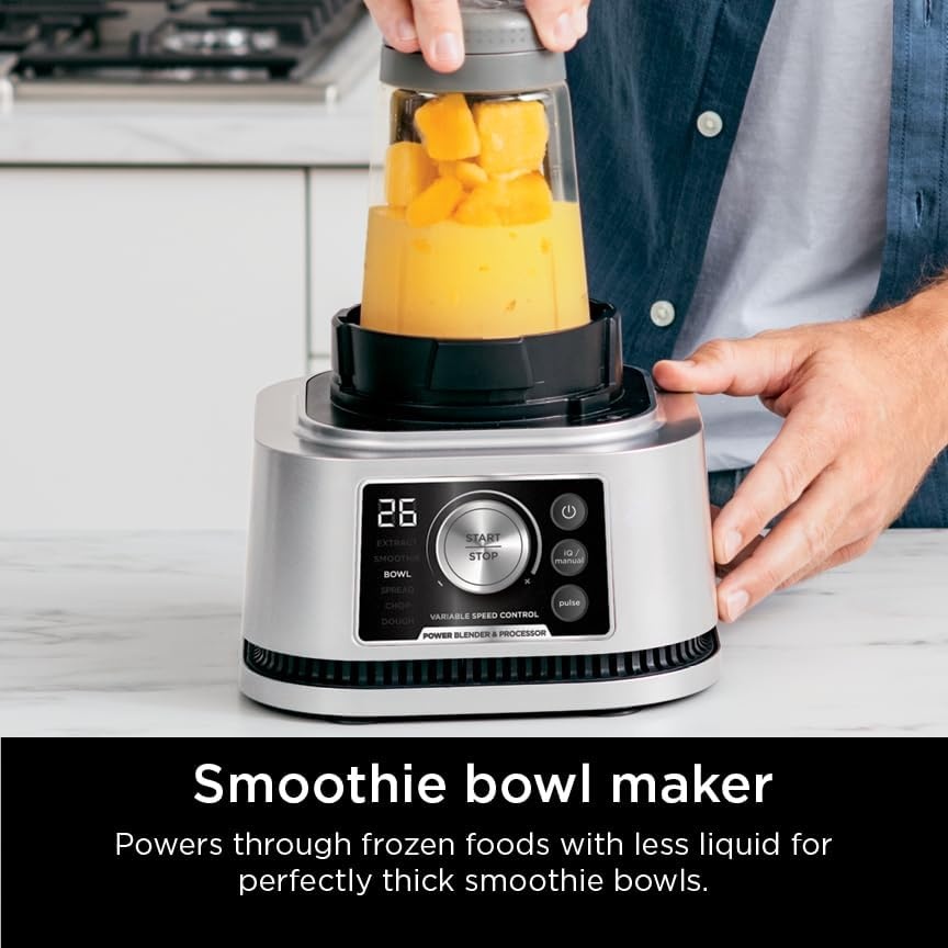 image:imageNinja Foodi Power Blender amp Food Processor 6 Functions Silver SS351BlenderFood Prep Combo