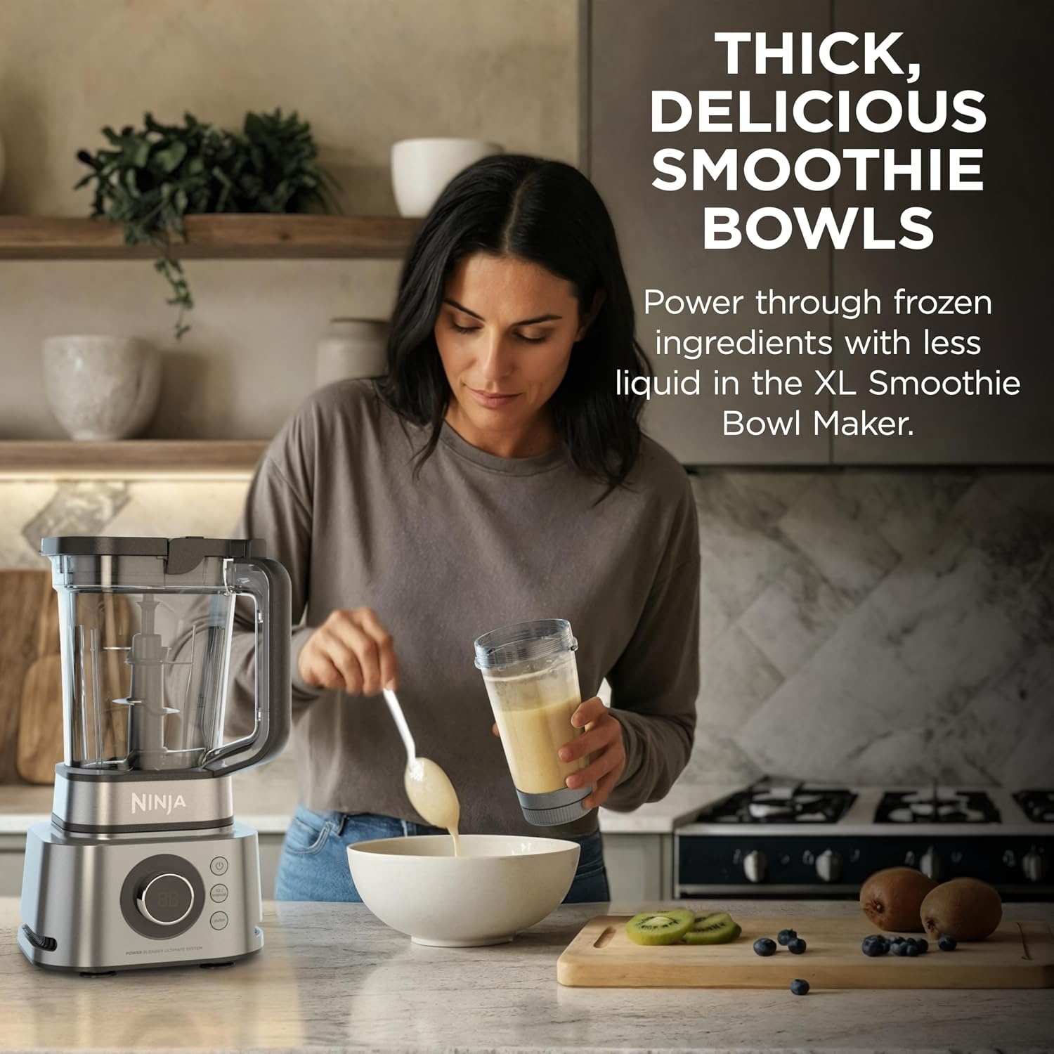 image:imageNinja Foodi Power Blender amp Food Processor 6 Functions Silver SS351Pro Plus BlenderFood Prep Combo