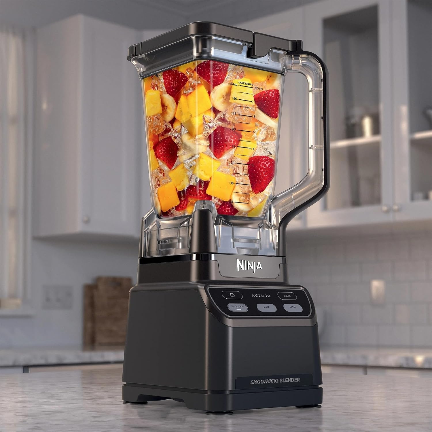 image:imageNinja Professional Countertop Blender with Auto IQ 1400 Peak Watts 72 Oz Pitcher Total Crushing Blades BPA Free CO750B