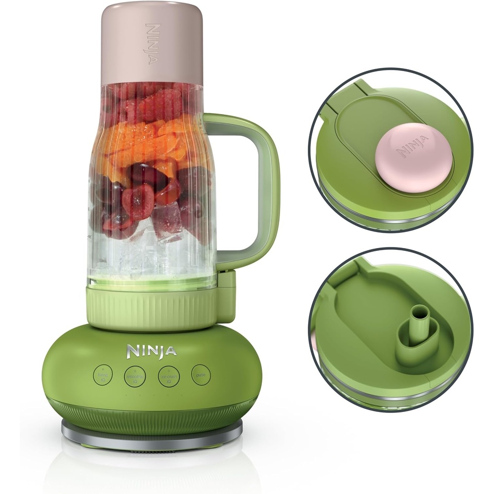 image:imageNinja BlendBOSS Personal Blender 26oz Tumbler 1200PW Watermelon DB351GN