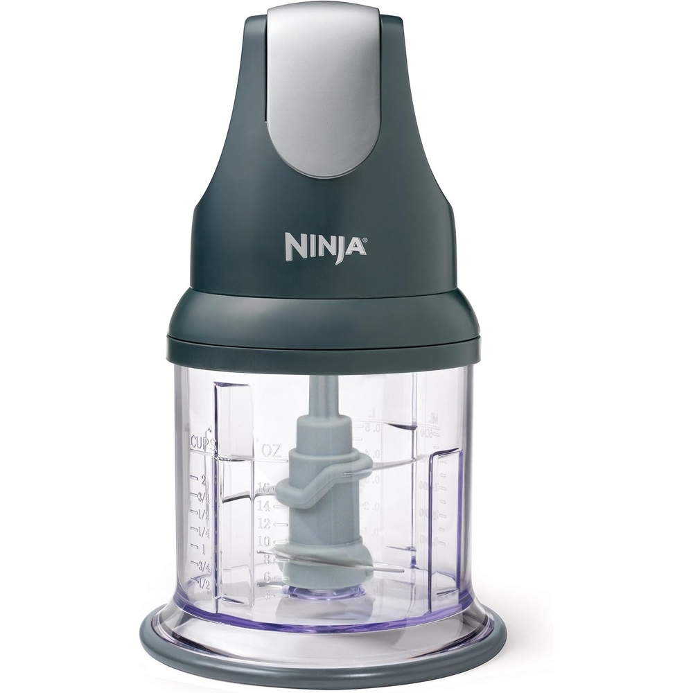 image:imageNinja Express Chop Manual Food Processor 16oz Bowl Gray NJ100GR