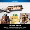 Ninja B30013 Foodi NeverStick Premium 9 inch x 13 inch Baking Sheet, Nonstick, Oven Safe up to 500⁰F, Dishwasher Safe, Grey(9″x13″ Deep Cake Pan)