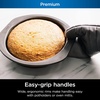 Ninja B30309 Foodi NeverStick Premium 9 inch Round Cake Pan, Nonstick, Oven Safe up to 500⁰F, Dishwasher Safe, Grey(9″ Round Pan (Pack of 2))