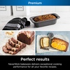 Ninja B30408 Foodi NeverStick Premium 8 inch Square Cake Pan, Nonstick, Oven Safe up to 500⁰F, Dishwasher Safe, Grey(5″x9″ Loaf (Pack of 2))