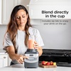 Ninja BL660 Professional Compact Smoothie & Food Processing Blender, 1100-Watts, 3 Functions -for Frozen Drinks, Smoothies, Sauces, & More, 72-oz.* Pitcher, (2) 16-oz. To-Go Cups & Spout Lids, Gray(Pro TotalCrush Blender)